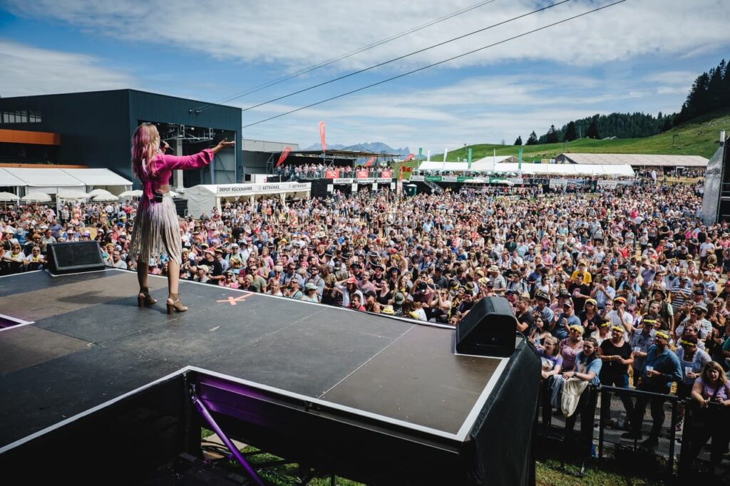 Linda Fäh auf dem Flumserberg Open Air 2023